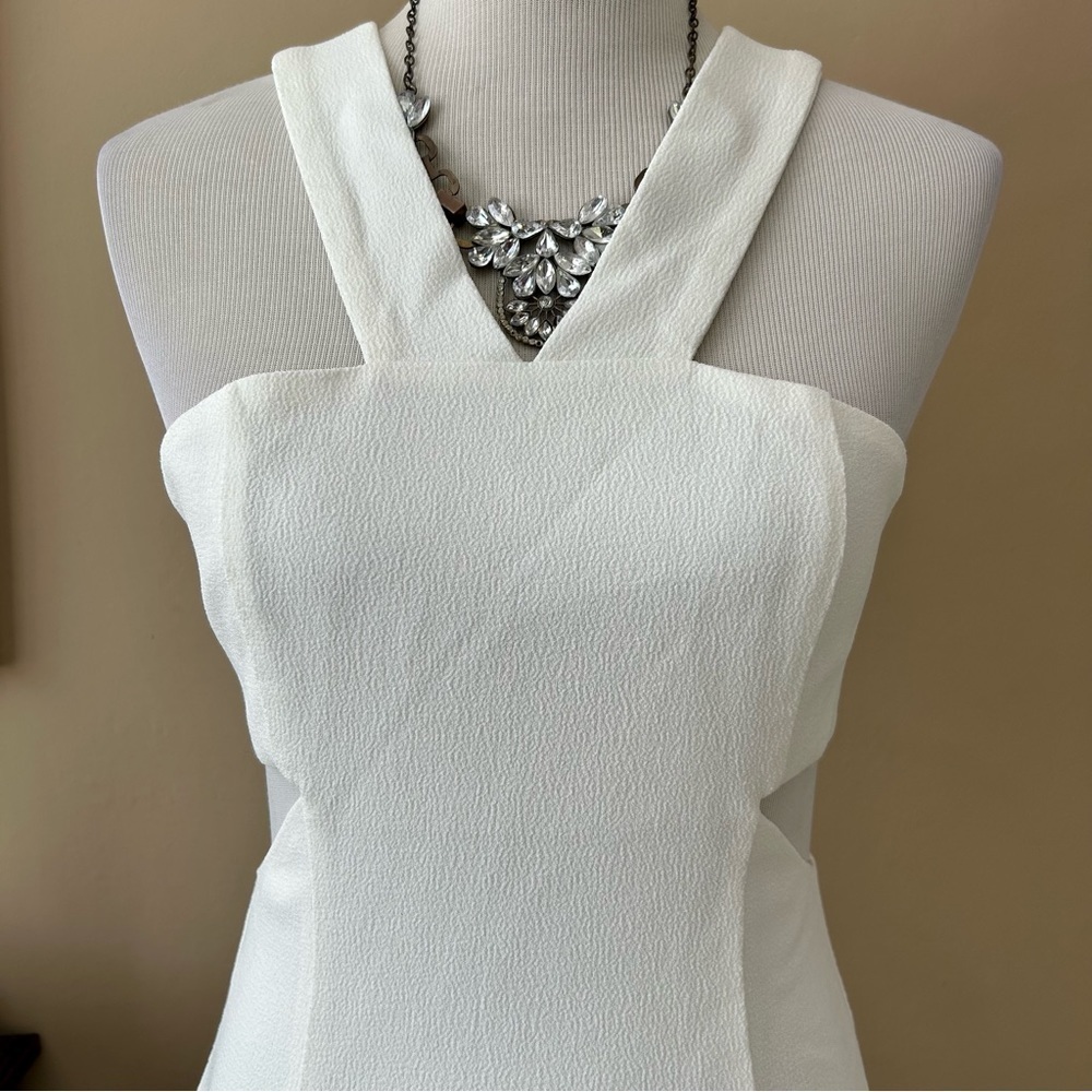 Revolve JARLO Daciana Maxi Dress Evening Gown White Cutout Gown Size S New NWT - Picture 3 of 13